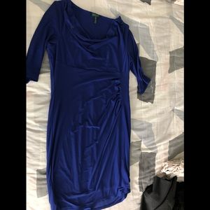 Ralph Lauren semi formal navy blue dress